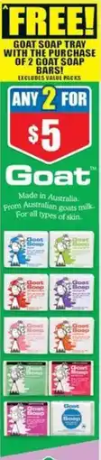 Chemist Warehouse Goat soap offer