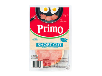 Foodworks Primo short cut rindless bacon 175g offer