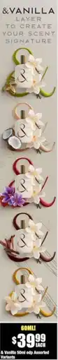 Chemist Warehouse & Vanilla 50ml edp Assorted Variants offer