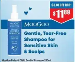 Chemist Warehouse MooGoo Baby & Child Gentle Shampoo offer