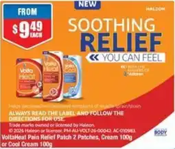 Chemist Warehouse VoltaHeat Pain Relief Patch Cream or Cool Cream offer