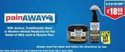Chemist Warehouse Pain Away Forte Ultra Pro Joint & Muscle Pain Relief Cream or Spray offer