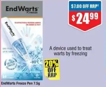 Chemist Warehouse EndWarts Freeze Pen offer