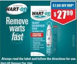 Chemist Warehouse Wart off remover pen offer