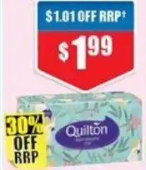 Chemist Warehouse Quilton Facial Tissue 2 Ply Hypoallergenic 250 offer