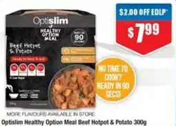 Chemist Warehouse Optislim Healthy Option Meal Beef Hotpot & Potato offer