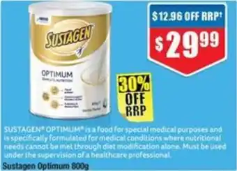 Chemist Warehouse Sustagen Optimum offer