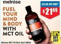 Chemist Warehouse Melrose mct oil kick start offer