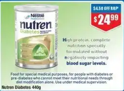 Chemist Warehouse Nutren diabetes offer