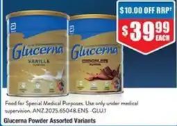 Chemist Warehouse Glucerna Powder Assorted Variants offer