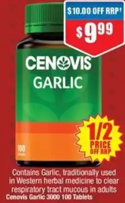 Chemist Warehouse Contains Garlic 3000 offer