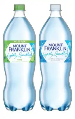 IGA Mount Franklin Lightly Sparkling Water Selected Varieties offer