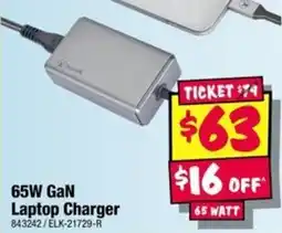 JB Hi-Fi 65W GaN Laptop Charger offer