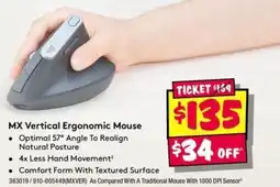 JB Hi-Fi MX Vertical Ergonomic Mouse offer