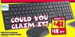 JB Hi-Fi KM221W Pro Wireless Keyboard & Mouse Combo offer