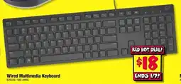 JB Hi-Fi Wired Multimedia Keyboard offer