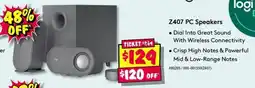 JB Hi-Fi Z407 PC Speakers offer