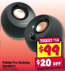 JB Hi-Fi Pebble Pro Desktop Speakers offer