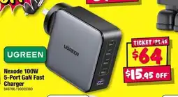 JB Hi-Fi Nexode 100W 5-Port GaN Fast Charger offer