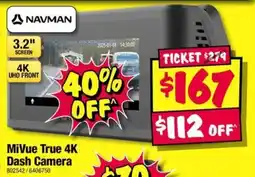 JB Hi-Fi MiVue True 4K Dash Camera offer