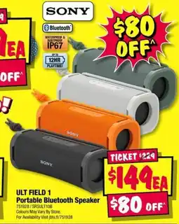 JB Hi-Fi Ult field 1 portable bluetooth speaker offer