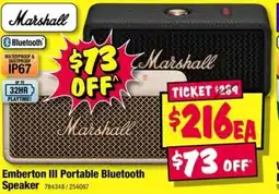 JB Hi-Fi Emberton III Portable Bluetooth Speaker offer
