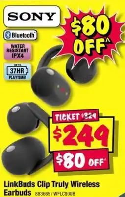 JB Hi-Fi LinkBuds Clip Truly Wireless Earbuds offer