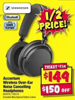 JB Hi-Fi Accentum Wireless Over Ear Noise Cancelling Headphones offer