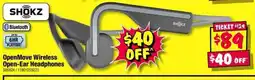 JB Hi-Fi OpenMove Wireless Open Ear Headphones offer