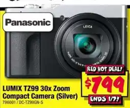 JB Hi-Fi LUMIX TZ99 30x Zoom Compact Camera Silver offer