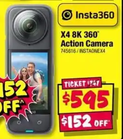 JB Hi-Fi X4 8K 360 Action Camera offer