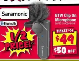 JB Hi-Fi BTW Clip On Microphone offer