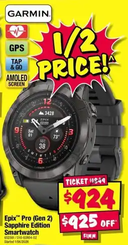 JB Hi-Fi Epix Pro Gen 2 Sapphire Edition Smartwatch offer