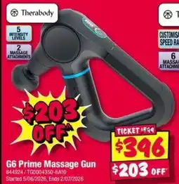 JB Hi-Fi G6 Prime Massage Gun offer