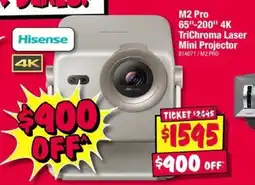 JB Hi-Fi M2 Pro 65 200 4K TriChroma Laser Mini Projector offer