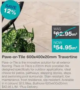 Nuway Pave-or-Tile Travertine offer
