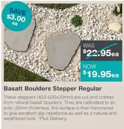 Nuway Basalt Boulders Stepper Regular offer