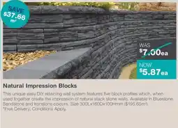 Nuway Natural Impression Blocks offer