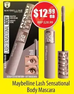 Healthy World Pharmacy Maybelline Lash Sensational Body Mascara offer