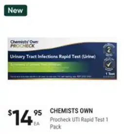 Healthy Life CHEMISTS OWN Procheck UTI Rapid Test offer