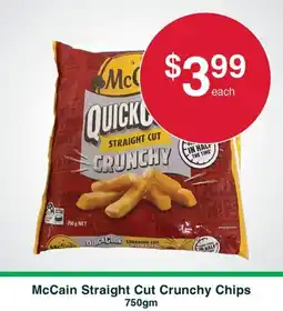Australian Butchers McCain Straight Cut Crunchy Chips offer