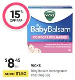 Healthy Life Vicks Baby Balsam Decongestant Chest Rub offer