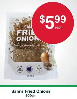 Australian Butchers Sam's Fried Onions offer