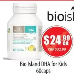 Healthy World Pharmacy Bio Island DHA for Kids offer