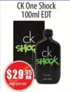Healthy World Pharmacy CK One Shock EDT offer