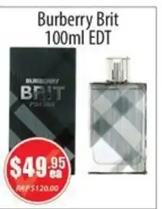 Healthy World Pharmacy Burberry Brit EDT offer