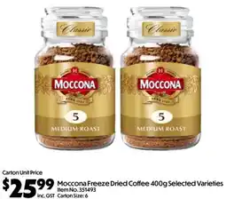 Campbells Wholesale Moccona Freeze Dried Coffee offer