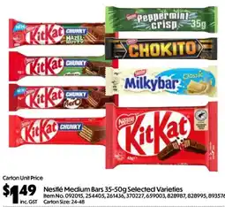 Campbells Wholesale Nestlé Medium Bars offer