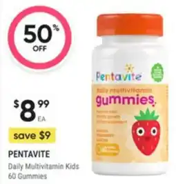 Healthy Life Pentavite Daily Multivitamin Kids offer