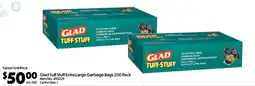 Campbells Wholesale Glad Tuff Stuff Extra Large Garbage Bags offer